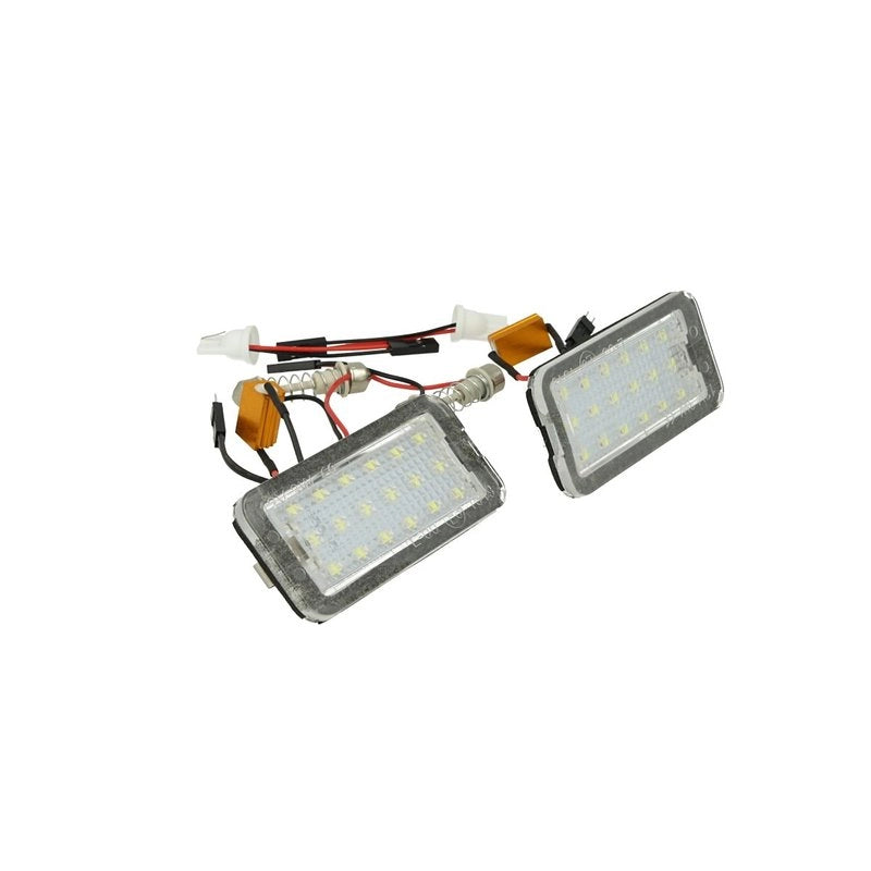 Kit Luci Targa Led Fiat 500 500C 51800482 Bianco Canbus No Errore 12V Resistenza Inclusa