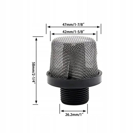 Filtro di Ricambio 32 Mesh per Spruzzatore compatibile con Graco GX-21, XR5, XR7, XR9 – Alta Qualita, Facile Montaggio