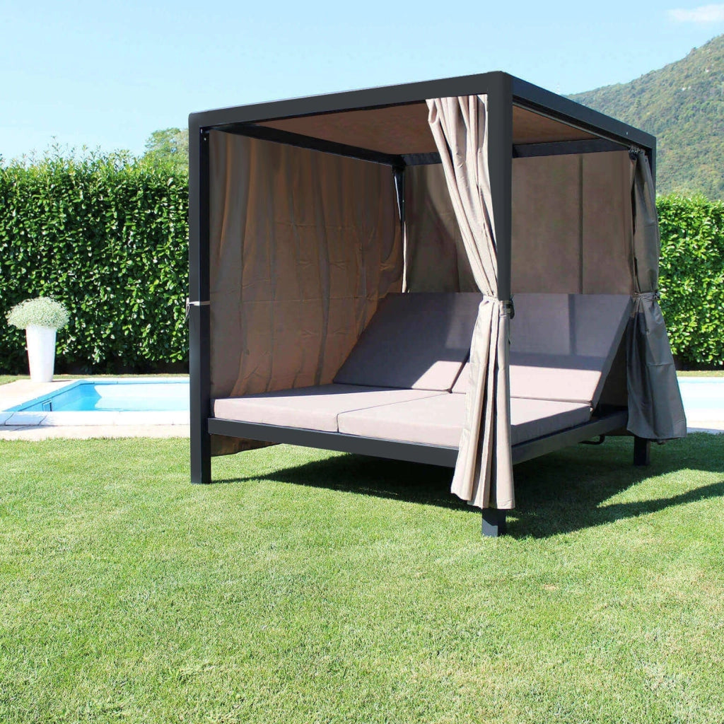 Gazebo Letto in Alluminio cm 209x188x206 - RICH
