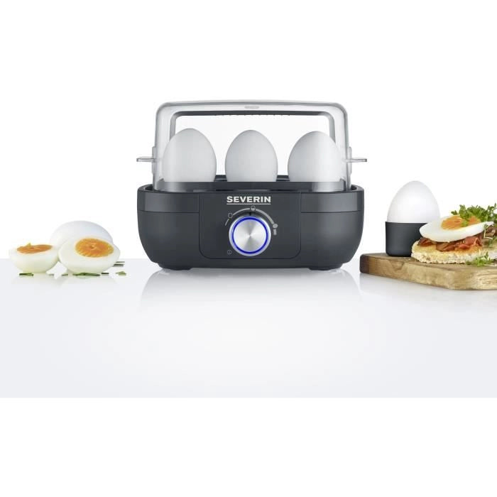 SEVERIN EK3166 Cuociuova da 1 a 6 uova - 420 W - Nero