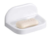 PORTASAPONE BAGNO IN PP- - mm.148x95x75 - colore bianco - 3 pezzi AGLAIA