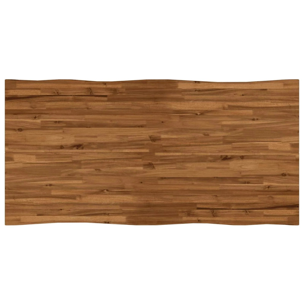 Tavolo da pranzo con bordo vivo 160 x 90 x 75 cm Naturale 3425017