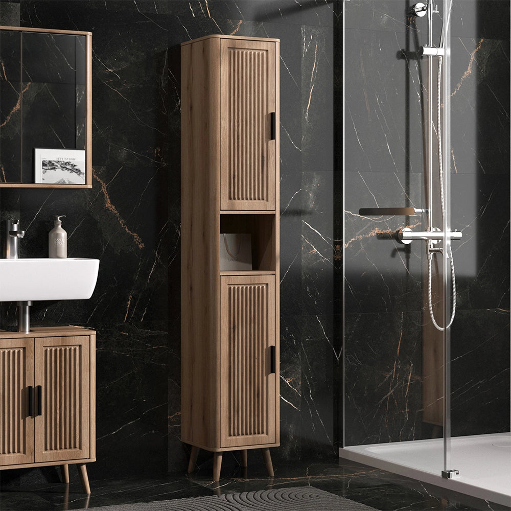 Armadio alto Skara Rovere 30 x 170 cm Vicco