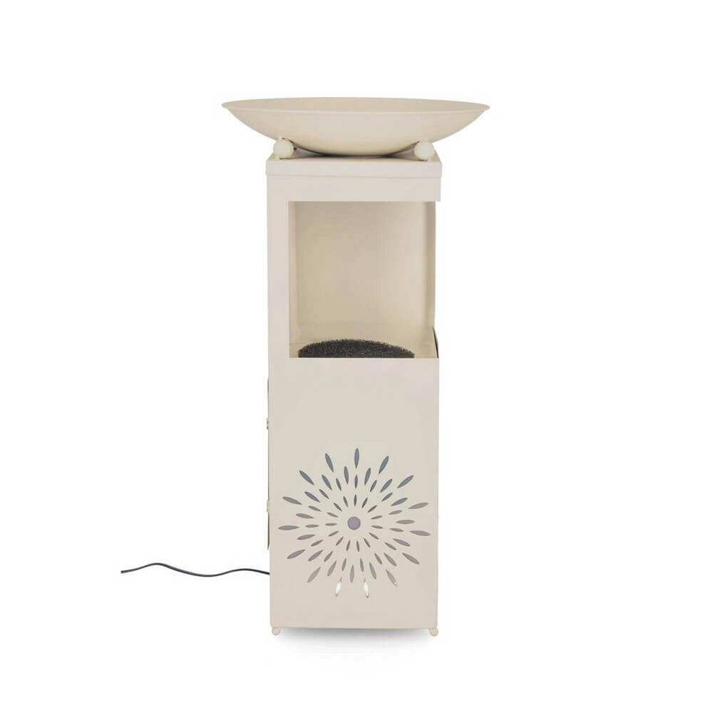 Fontana da Giardino in Metallo con Luce LED Incorporata - SNOWFLAKE