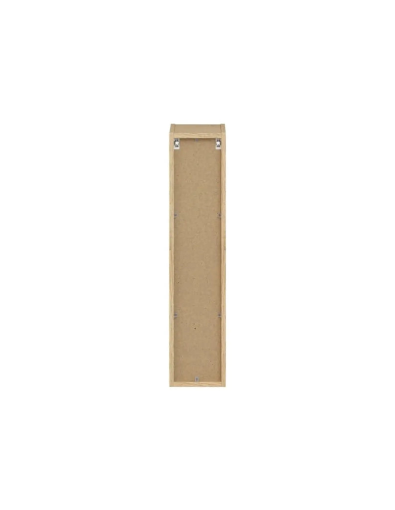 Mobile da arredo NATURA – Aperto – Colore rovere chiaro – L20 x H80 cm - Da appendere