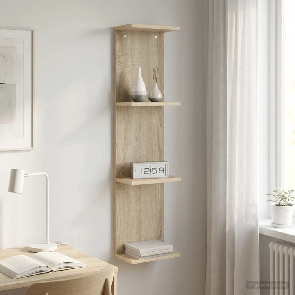 Scaffale da parete Rovere Sonoma 22 x 15 x 100 cm 8012440