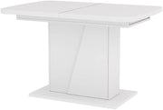 tavolo da pranzo allungabile Fenaro, Bianco, 120 x 80 cm estensibile, allungabile con prolunga per dimensioni del tavolo flessibili