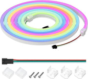 Strisce LED Neon RGB indirizzabili 3M IC WS2811 54IC 108LEDs/m IP67 Resistenti all'acqua T0817 Strisce LED flessibili con effetto chasing per decorazioni indoor DIY (senza alimentatore e controller)