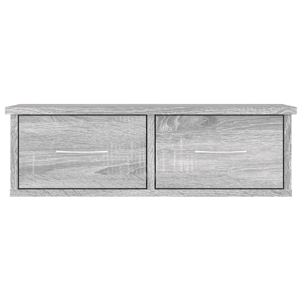 Libreria-Scaffale per Libri-Mobile di Stoccaggio Grigio Sonoma 60x26x18,5cm in Legno Ingegnerizzato