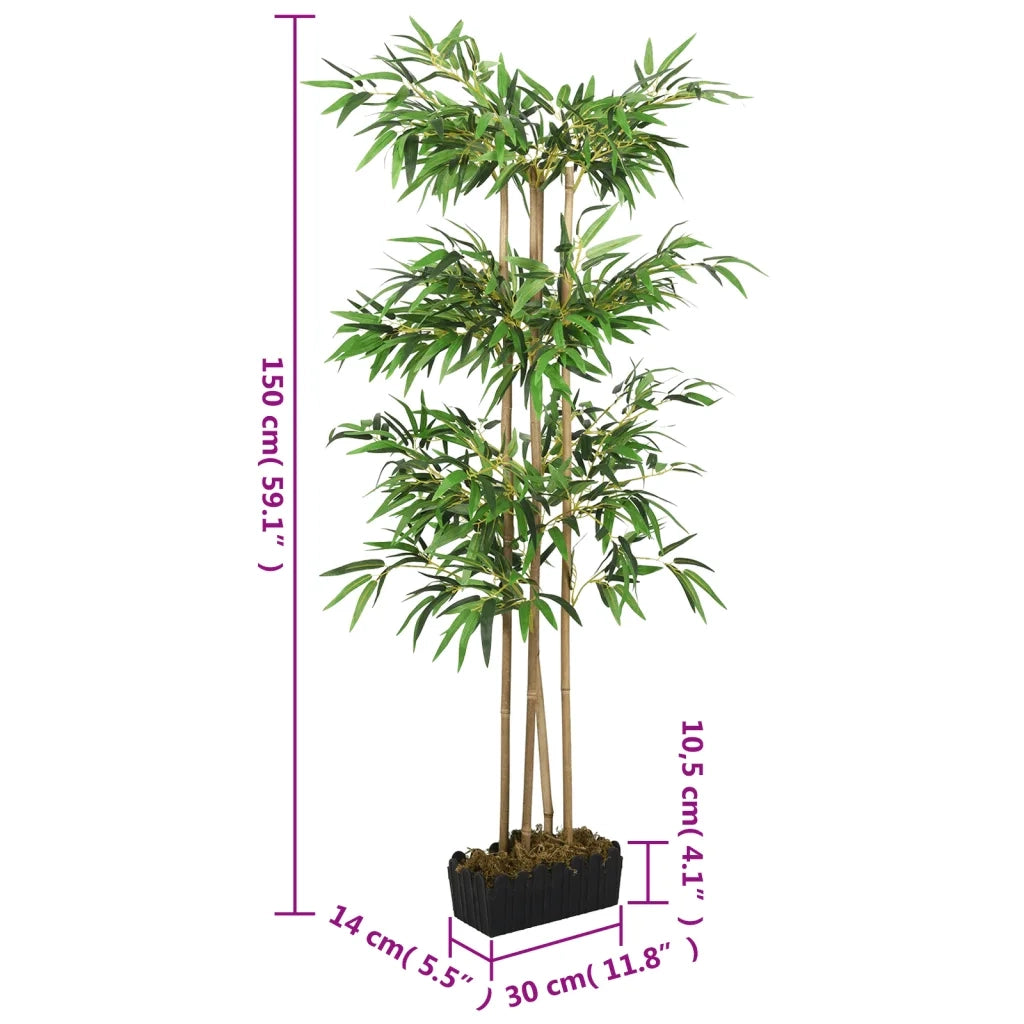 Albero Bamb¨´ Artificiale 988 Foglie 150 cm Verde CFW5725707