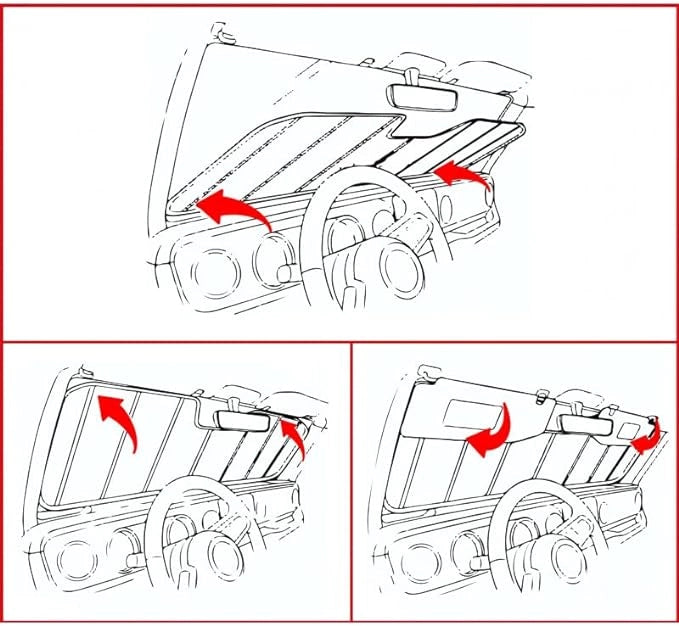 PARASOLE RIFLETTENTE POLAR 60x130 cm - lucido