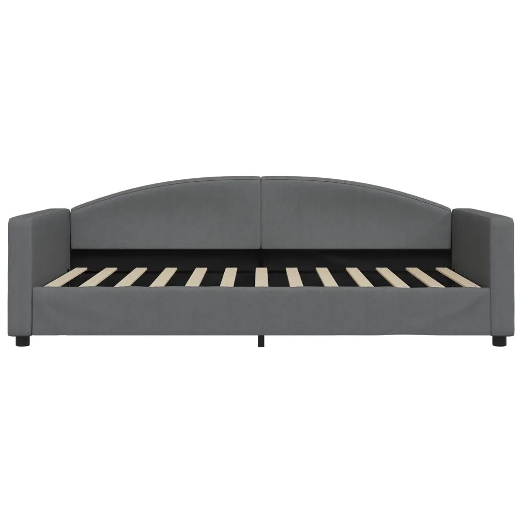 Divano Letto con Letto Estraibile-Sofa Letto-Daybed Grigio Scuro 100x200 Tessuto 455201