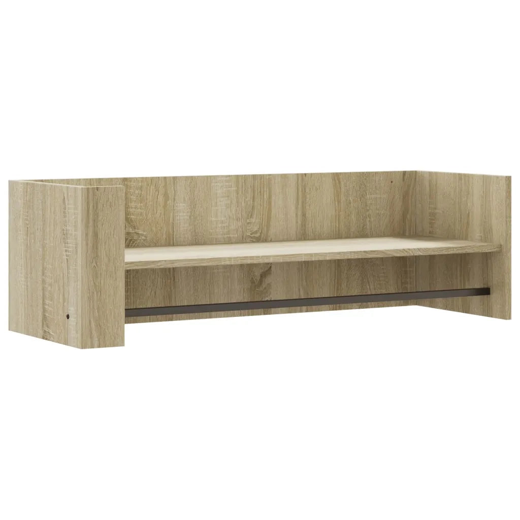 Scaffale a Parete Rovere Sonoma 100x35x30,5cm Legno Multistrato 848460