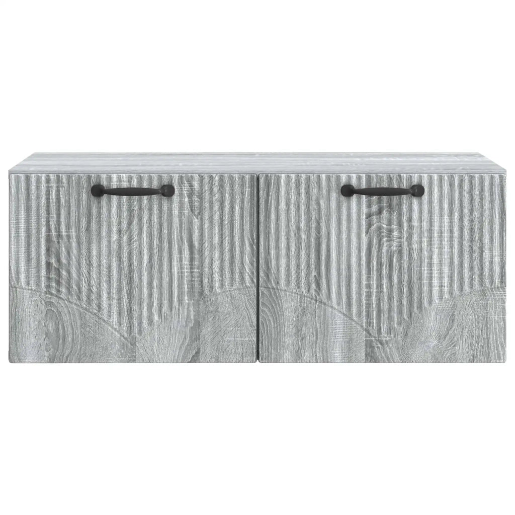 Mobile Porta TV da Muro Grigio Sonoma 78,5 x 41 x 30 cm 899031