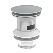 Piletta click clack da 1''1/4 bianco con troppo pieno