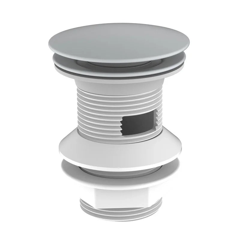 Piletta click clack da 1''1/4 bianco con troppo pieno