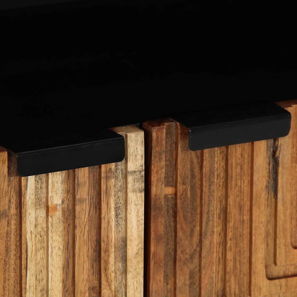 Credenza Naturale 60 x 33,5 x 75 cm Legno di Acacia Massello 4017781