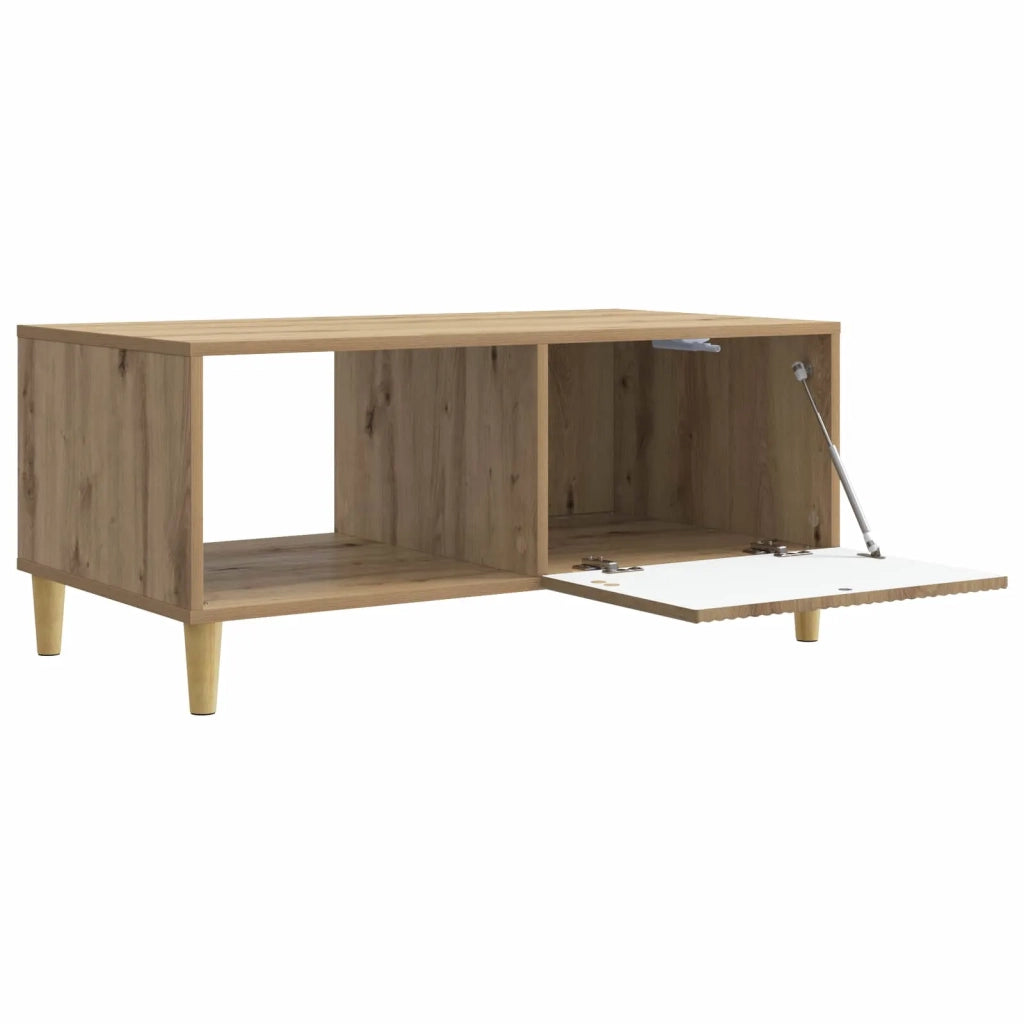 Tavolino da salotto | Tavolino da caff¨¨ | Tavolino da Soggiorno Rovere Artigianale 90 x 50 x 40 cm