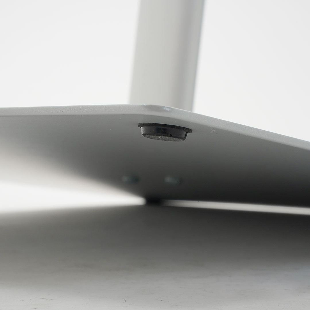 Espositore a Leggio con Piantana 29x47,7x2,3 cm in Alluminio con Led Porta Menù Silver