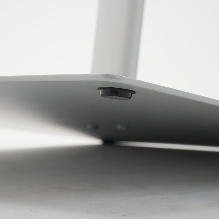 Espositore a Leggio con Piantana 29x47,7x2,3 cm in Alluminio con Led Porta Menù Silver