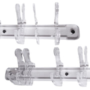 Appendiabiti in plexiglass Trasparente Mod. DOGGANCI Misura: 40X10 cm