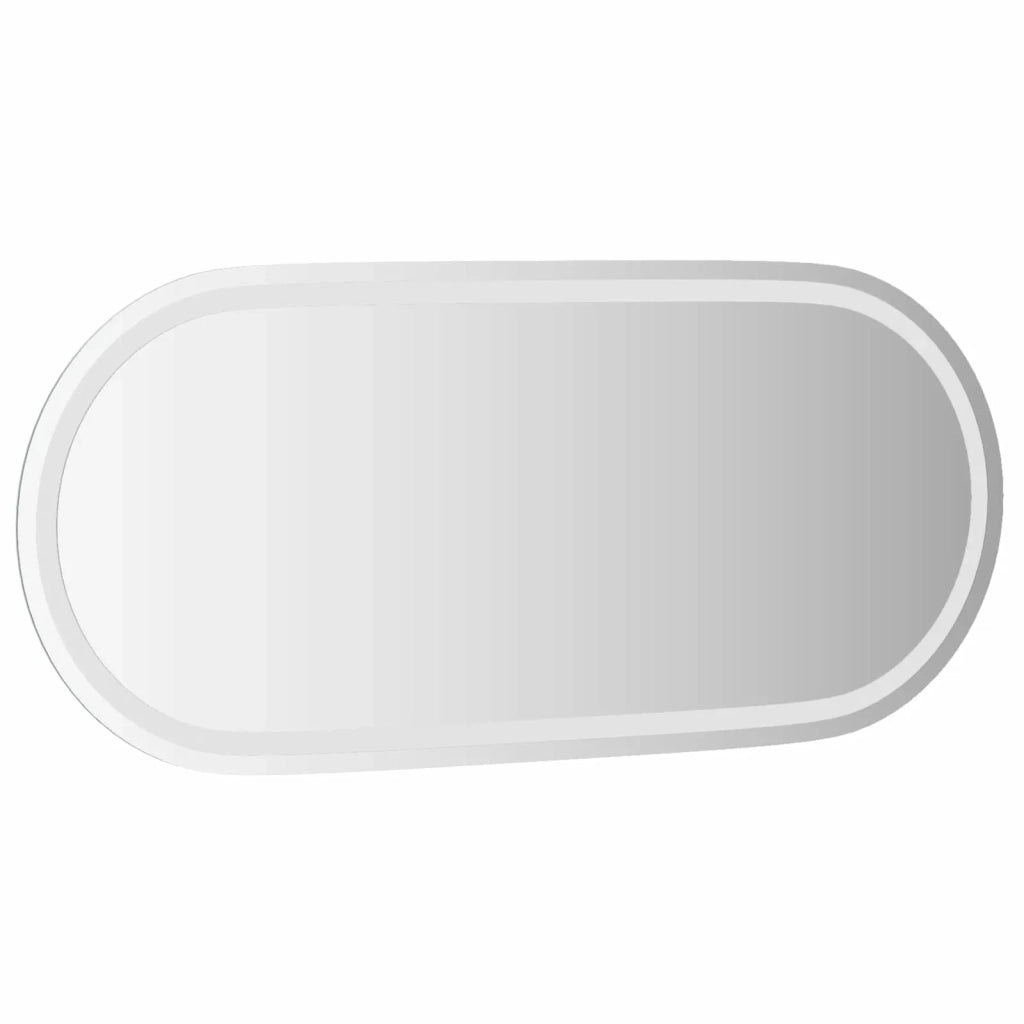 Specchio da bagno LED Trasparente 100 x 45 cm vetro temperato 42045855