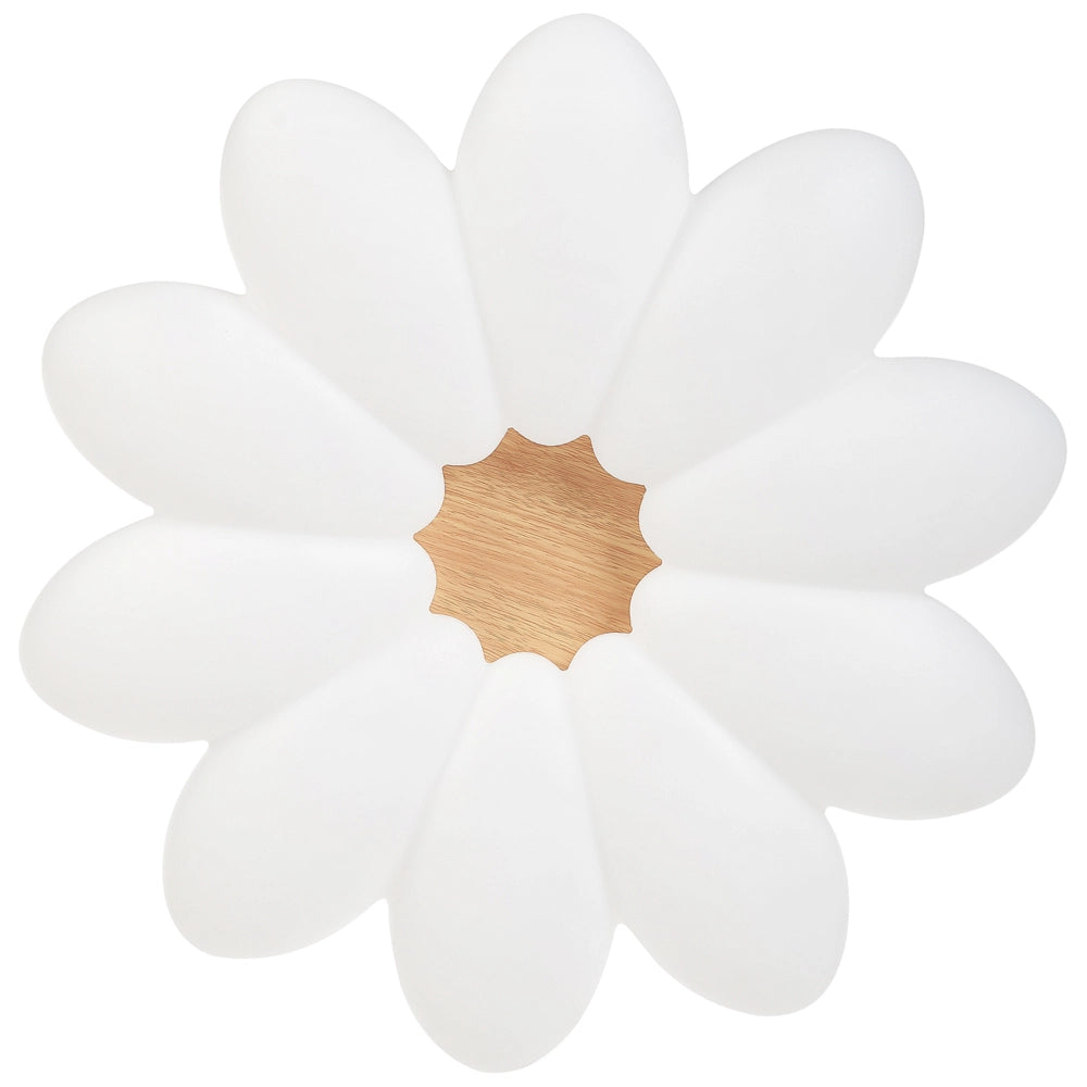 Lampada da soffitto Forma di fiore con paralume acrilico bianco per la stanza dei bambini Luce di design Illuminazione d'accento