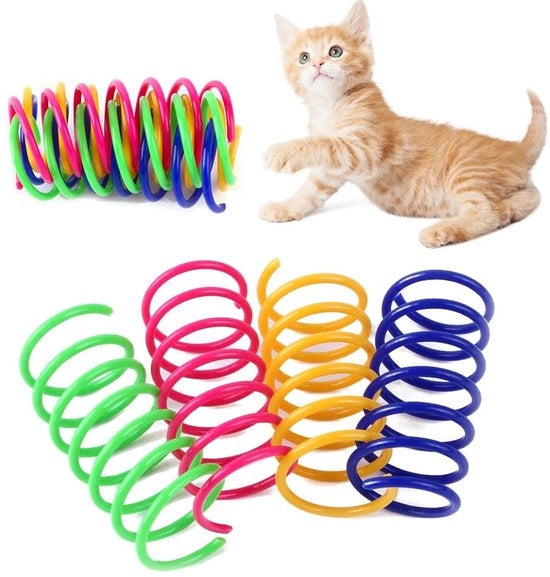 Giocattolo per gatti con fili per arrampicarsi - Interattivo e flessibile