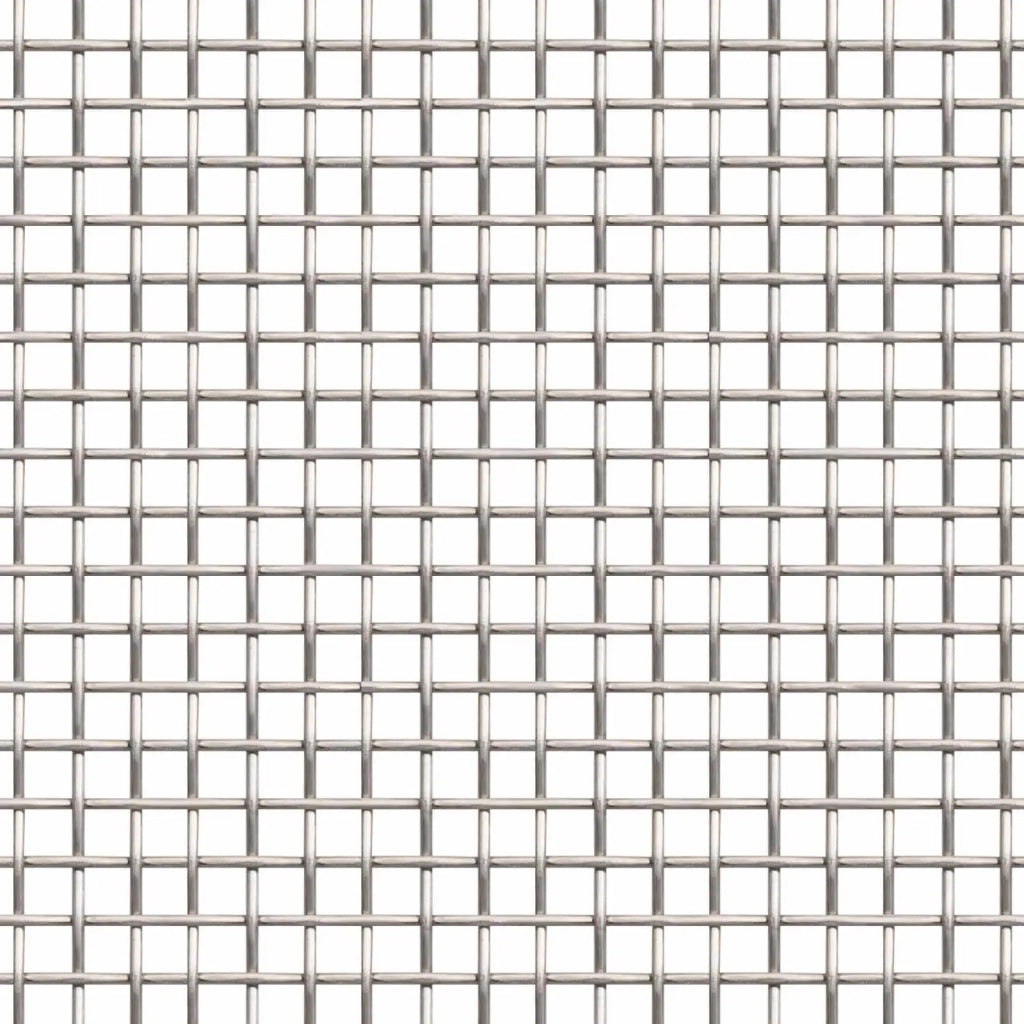 Rete per schermatura 100 x 500 cm 8 Mesh Argento 42039675