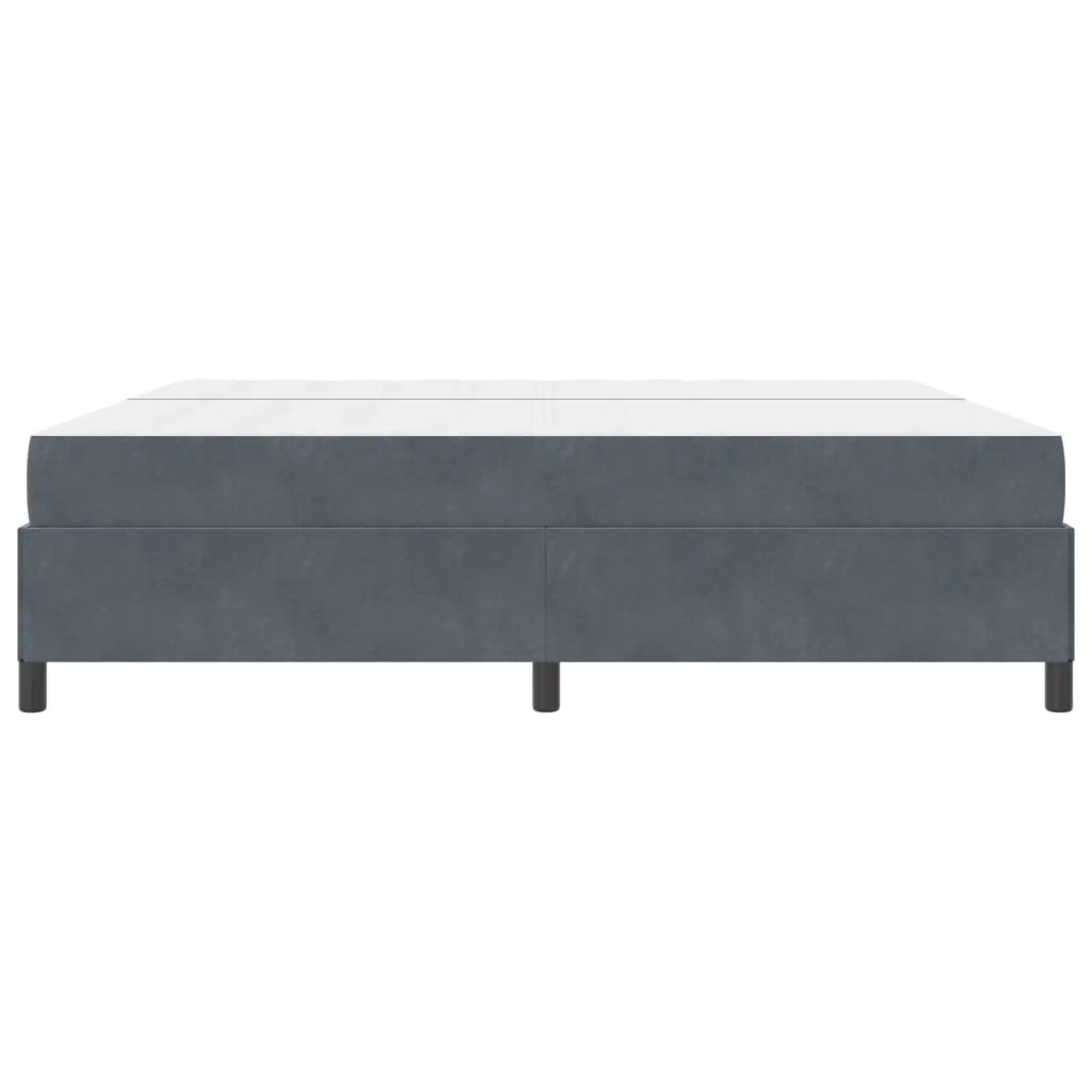 Struttura del letto Grigio scuro 200 x 200 cm Tessuto 3399085