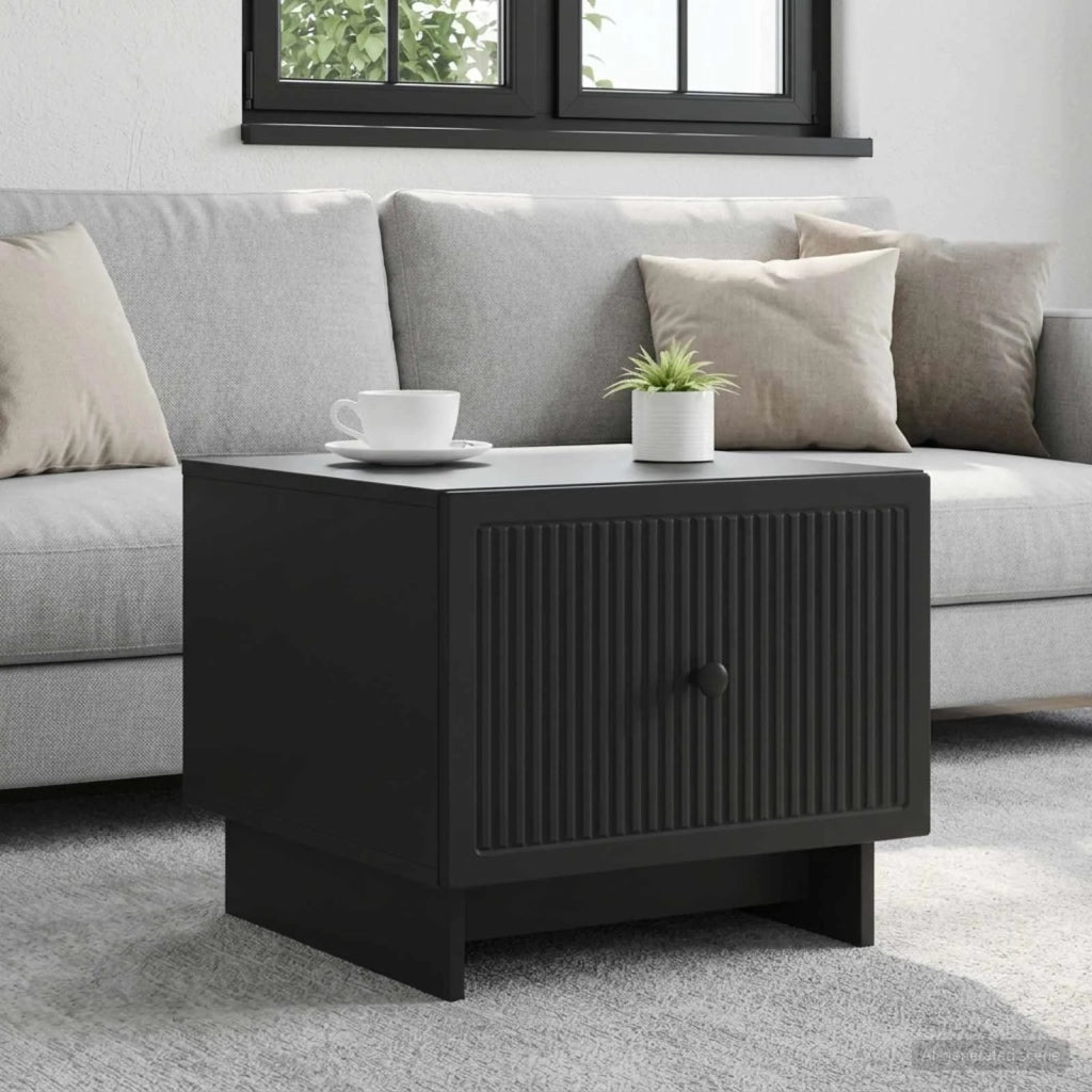 Tavolino da salotto Nero 49 x 50 x 40 cm Legno ingegnerizzato 894046