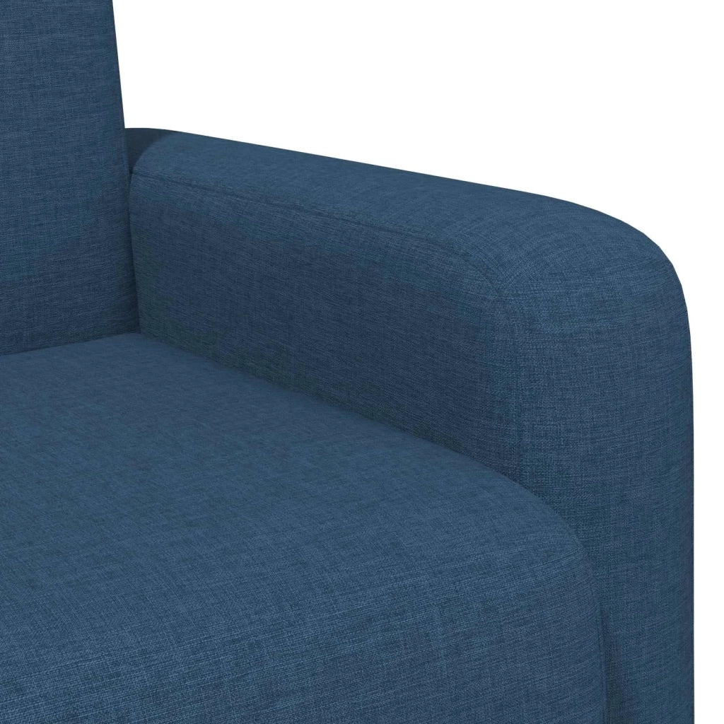 Poltrona-Divano Sedia Blu Tessuto 268968