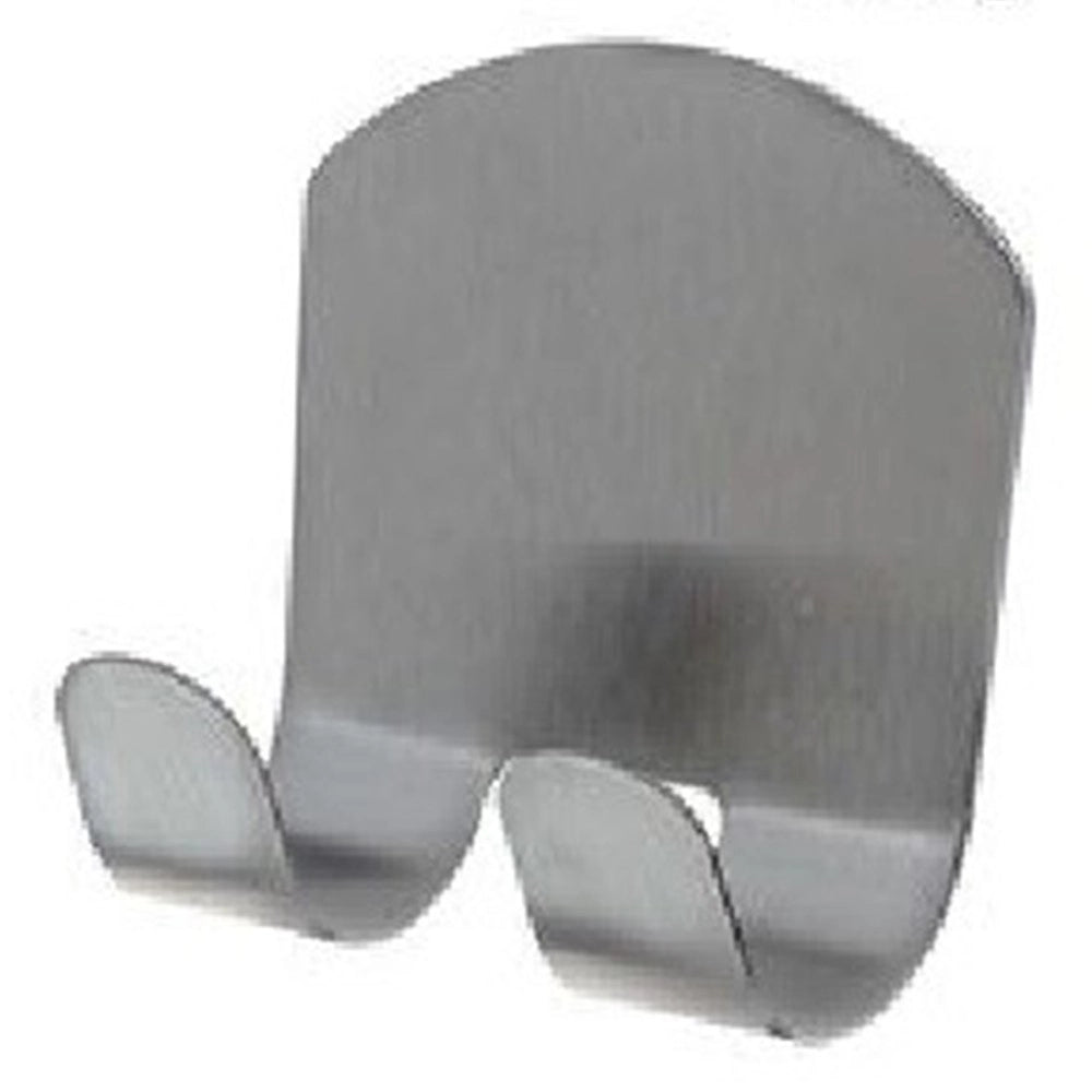 Trade Shop - Gancio Adesivo Multiuso Appendino Parete Cucina Bagno Attaccapanni Doppio 59667 -