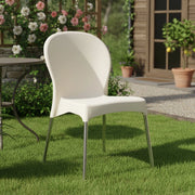 Linder, Sedia da Esterno una Sedia Made in Italy, Beige