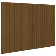 Testiera | Testata da Parete Ambra 159,5x3x110 cm Legno Massello di Pino
