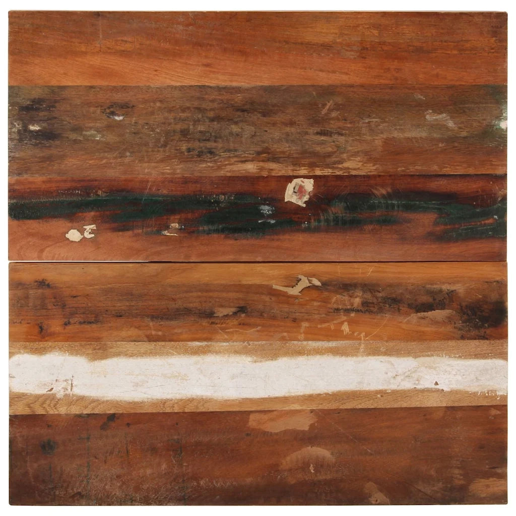 Piano Tavolo Quadrato 70x70 cm 25-27 mm in Legno di Recupero cod mxl 76120