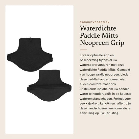 Manopole per remi impermeabili - Neoprene - Antiscivolo - Sicure e comode - Resistenti