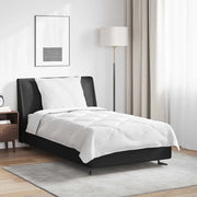 vidaXL Piumone con cuscino Bianco 140 x 200 cm Microfibra