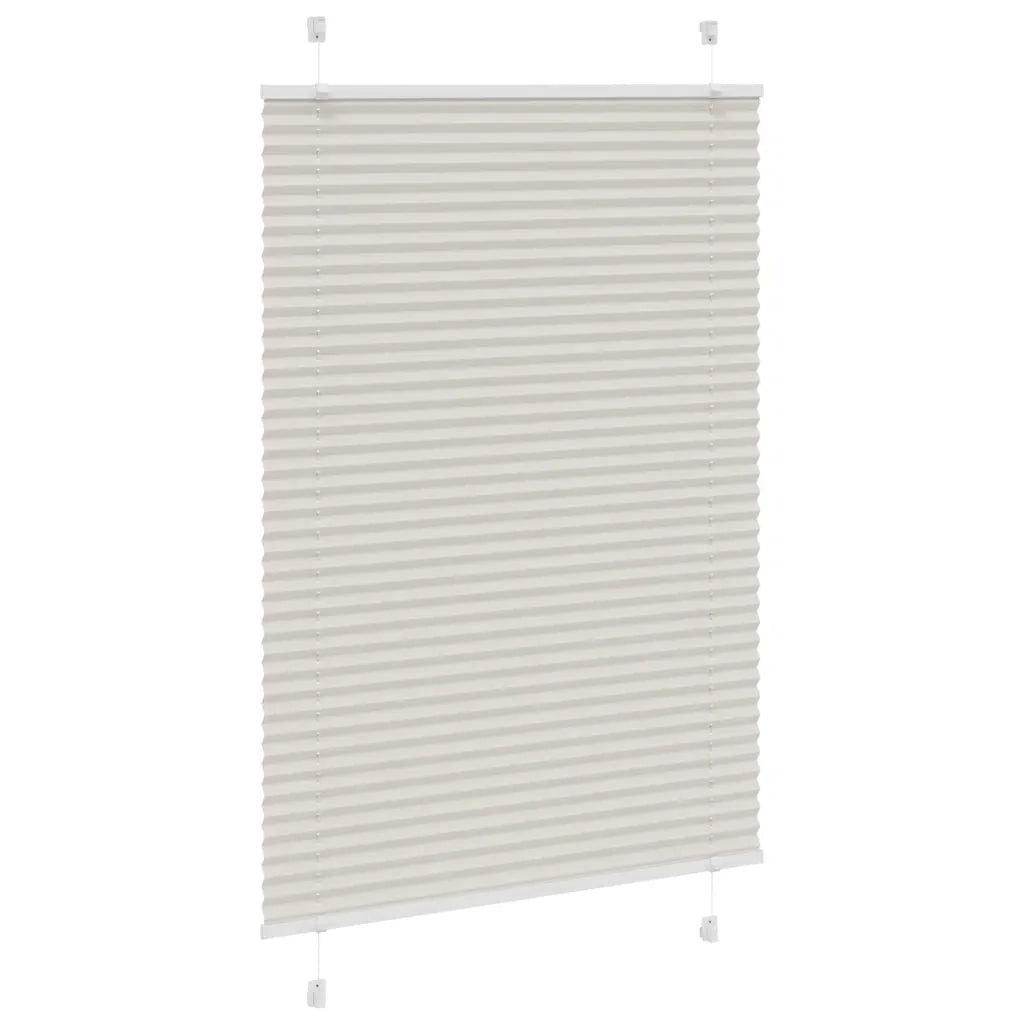 Tenda Plissettata Grigio Chiaro 95x100 cm Larghezza Tessuto 4015329