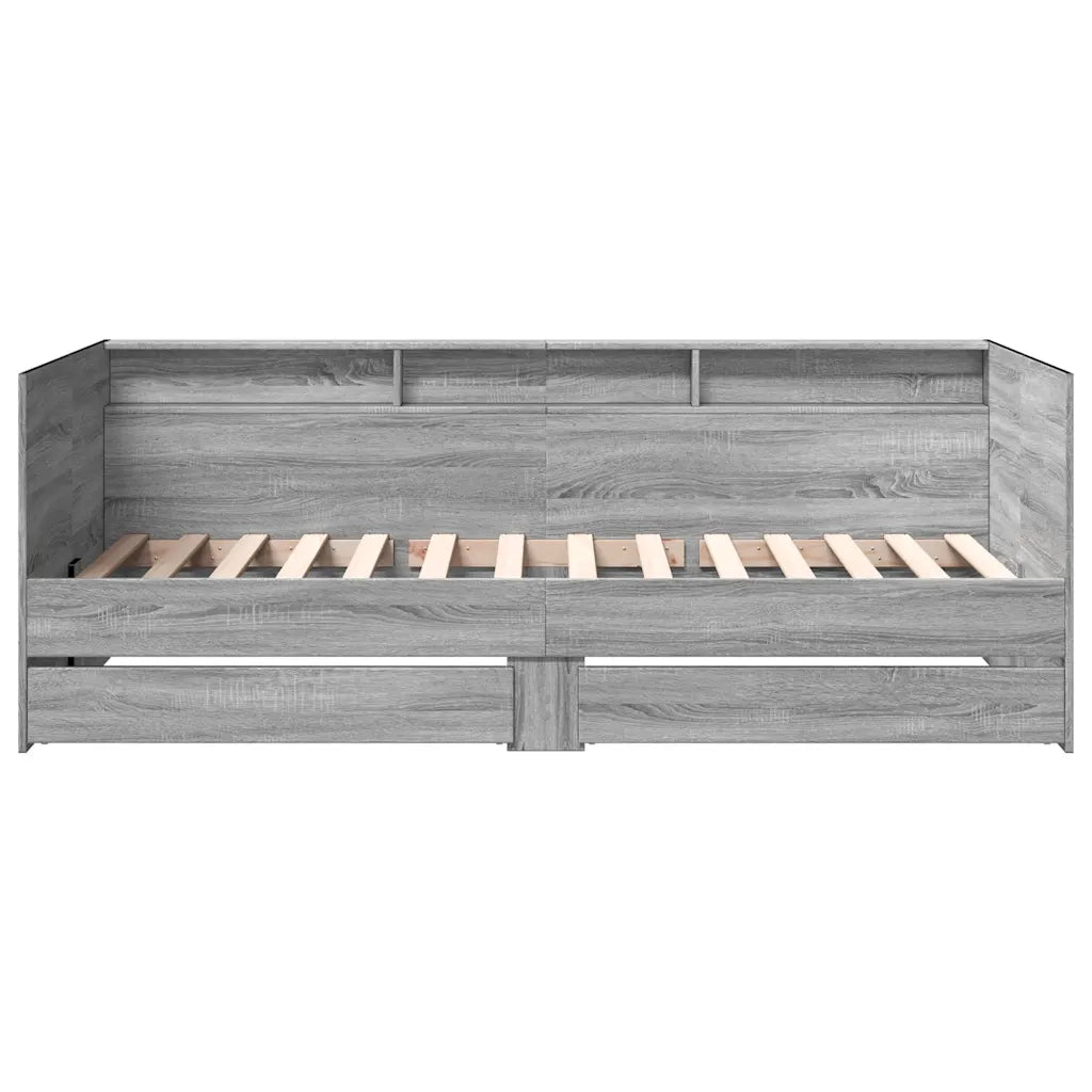 Divano Letto con Cassetti senza Materasso 90x200 cm