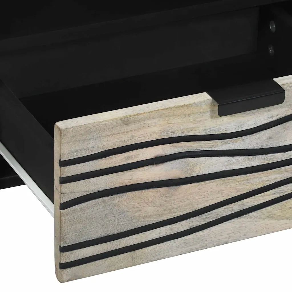 vidaXL Armadi e Supporti per Storage di Media Bianco e Nero