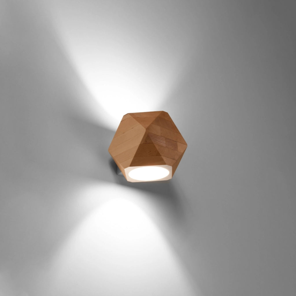 Applique ARBORO legno naturale G9 Pure Lume PU.1008
