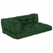 Cuscino per Divano Pallet 3 pz | Cuscini per sedie Verde 120 x 80 x 38 cm Tessuto