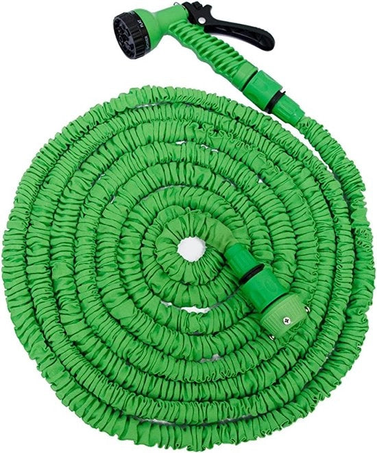 Serpentino per giardino - tubo per irrigazione, flessibile e riciclabile, espandibile da 5 m a 15 m