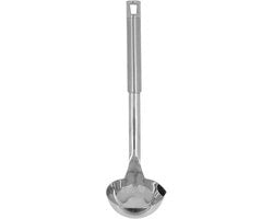 Filtra Olio Soeplepel - Maniglia Ergonomica - Acciaio Inossidabile - 31,5 x 9 cm - Materiale di Classe Alimentare