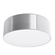 ARENA Lampada da soffitto di design arancione spagnolo grigio 25x25x11 cm E27 LED