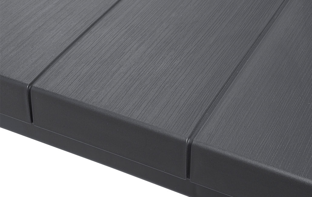 Tavolino da Giardino 147x90x74,5 cm in Resina Keter Julie Antracite