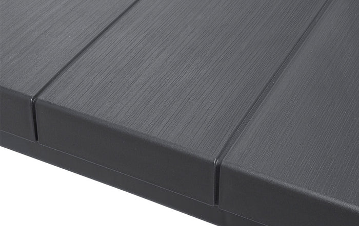 Tavolino da Giardino 147x90x74,5 cm in Resina Keter Julie Antracite