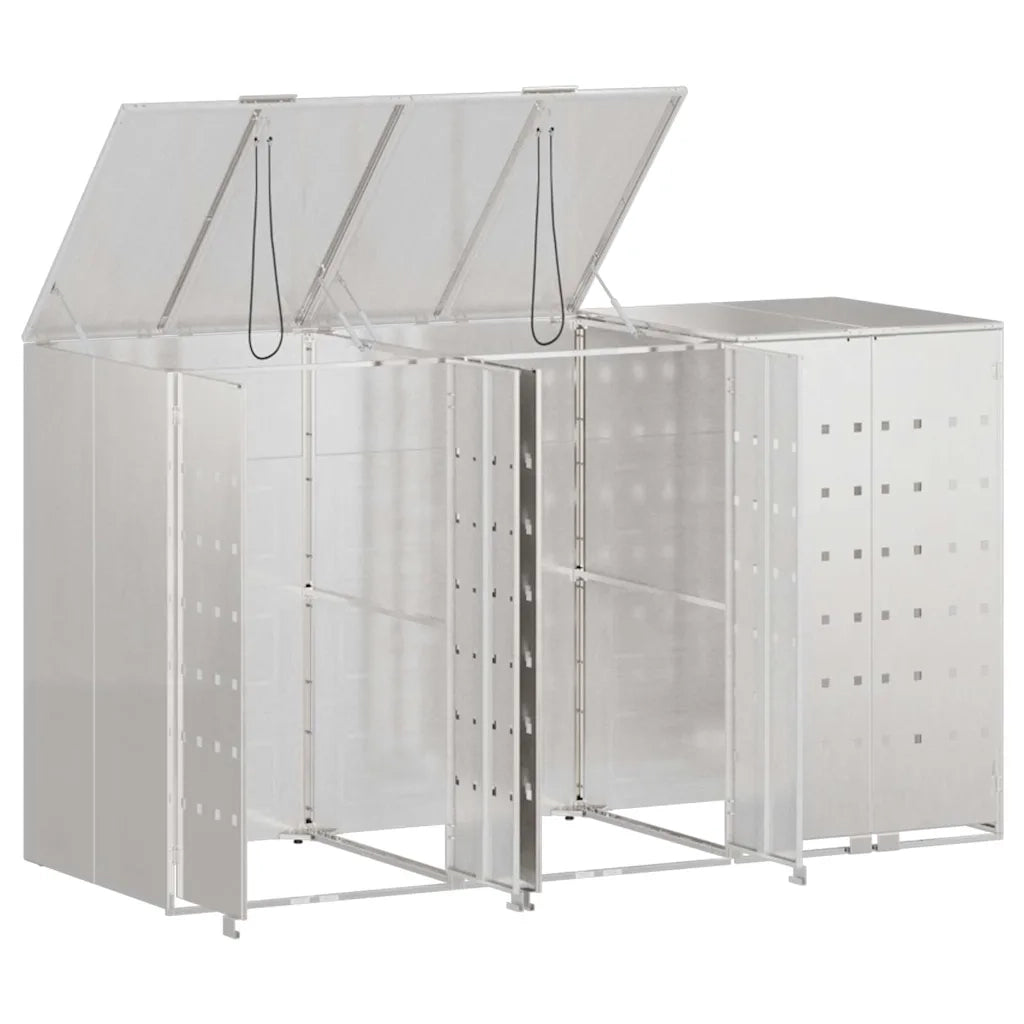 Contenitore per Rifiuti per 3 Bidoni 340 x 77.5 x 115.5 cm