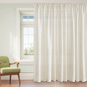 Vetrata a Tendenza in Tessuto Lino - 1 Pannello - 300B x 245H cm - Translucido - Tende con Disegno - Facili da Montare - Tende per Finestre